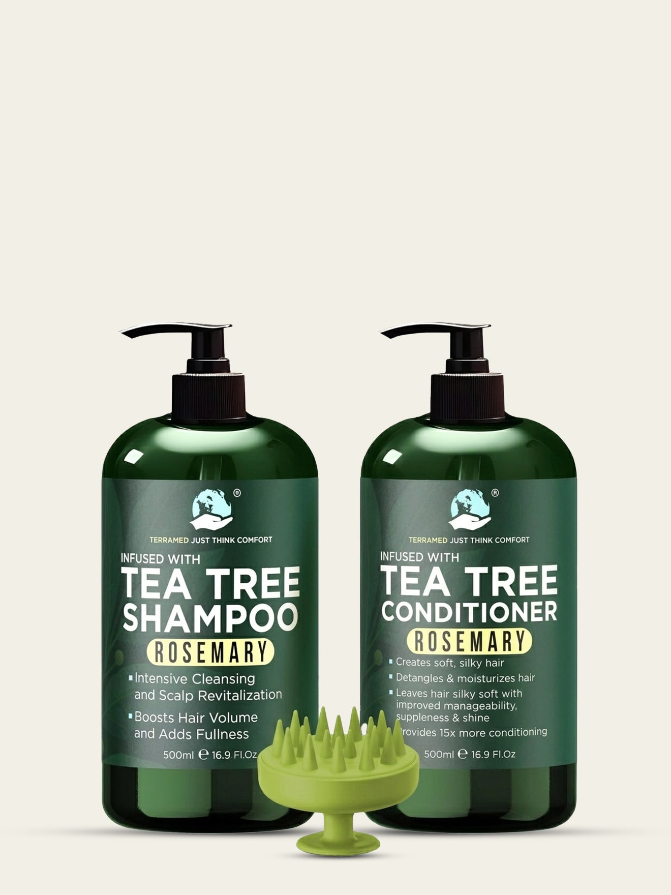 Rosemary & Tea Tree Shampoo and Conditioner