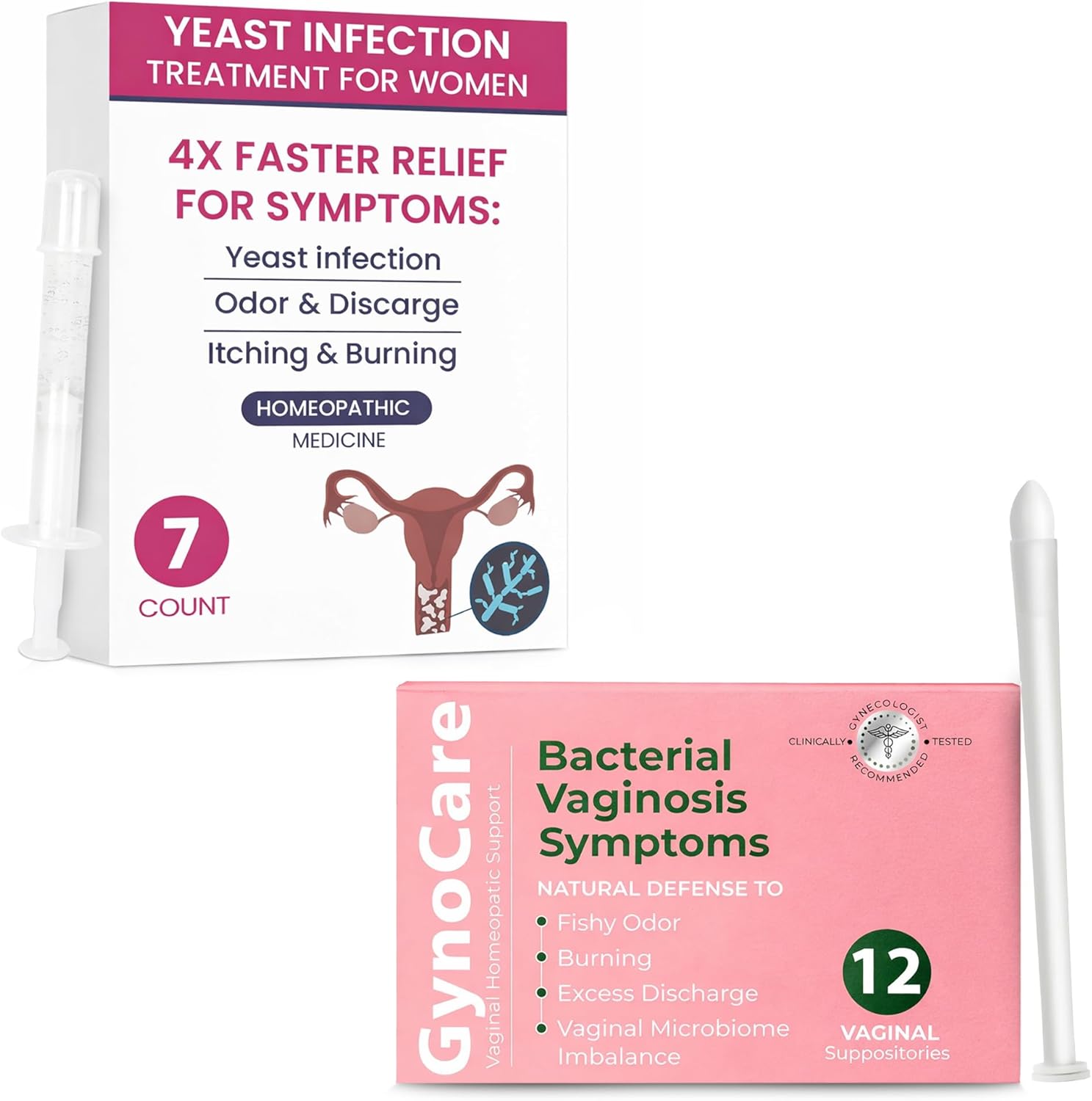 Bacterial Vaginosis & Yeast Infection Treatment Bundle