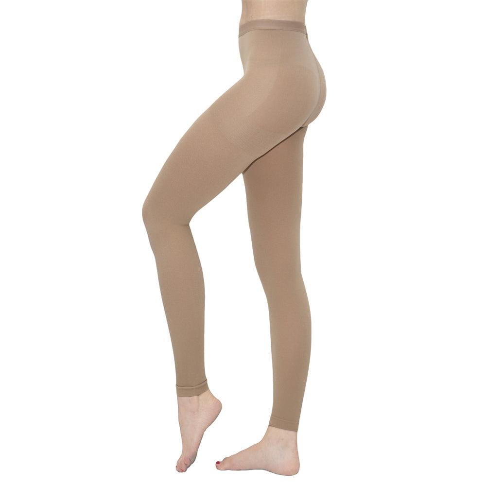  SZKANI Medical Compression Leggings for Women 20-30 mmhg  Compression Pantyhose, Medical Compression Tights for Varicose Veins,  Swelling, Lymphedema(Beige(Footless)_L) : Health & Household